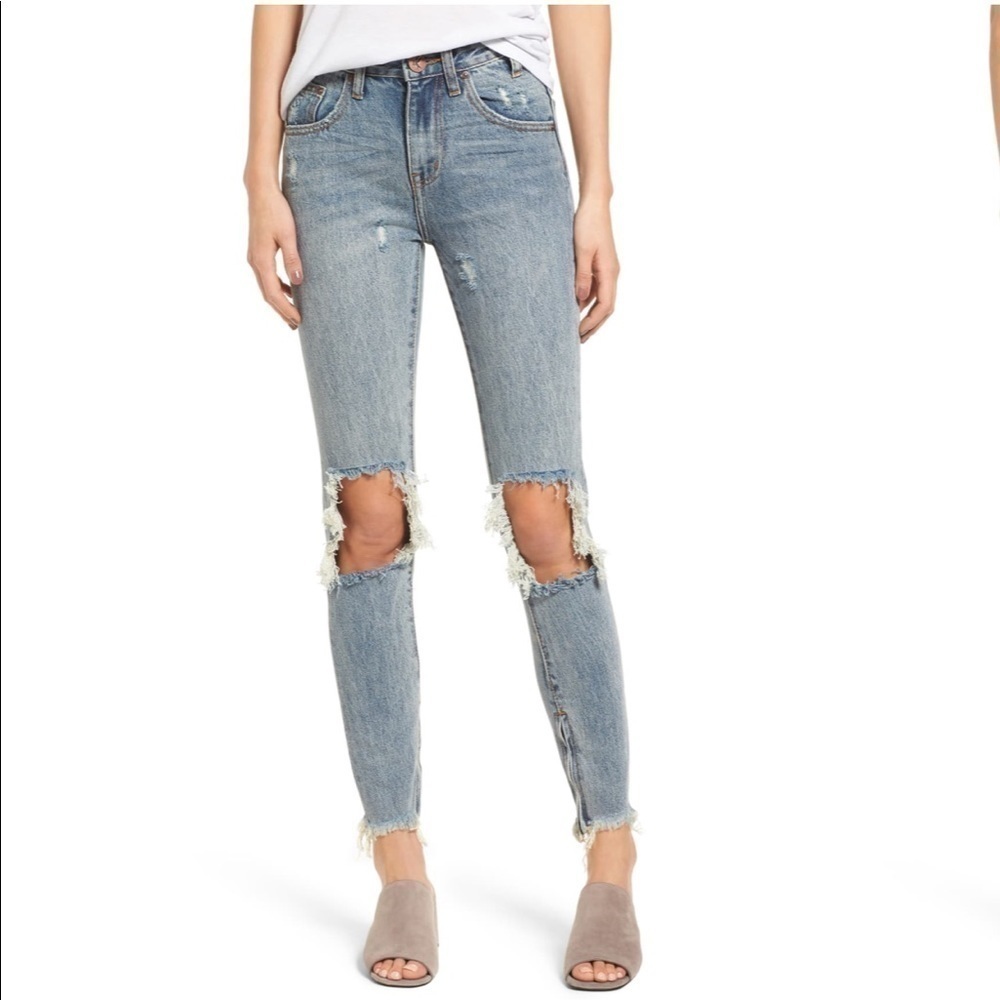 One x one teaspoon freebirds destroyed jeans sz 25